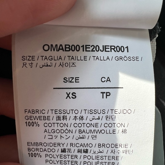 Off-White Long Sleeve OW Logo Size XS - Picture 6 of 6